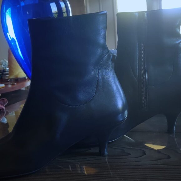 MARSÈLL Ankle boots in Black Leather, Made in Milan, Italy - Picture 4 of 8